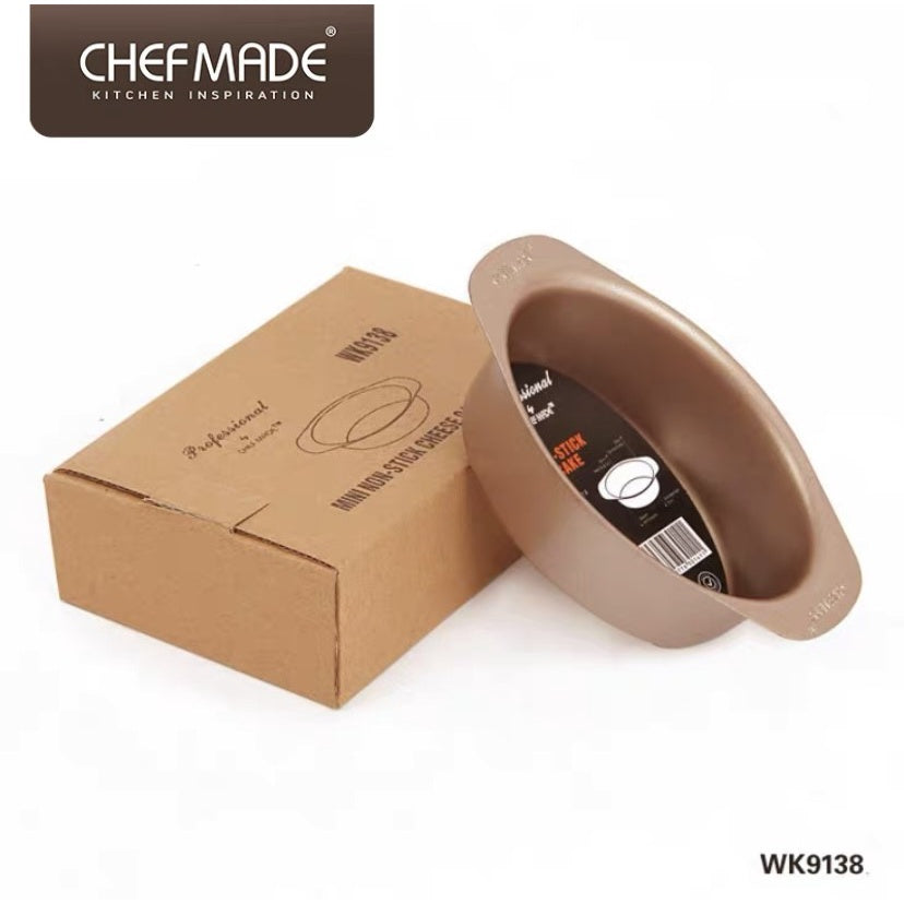 Pekanbaru Chefmade Mini Non-Stick Cheese Cake Mould / Cetakan Cheese Cake Mini Anti Lengket Wk9138