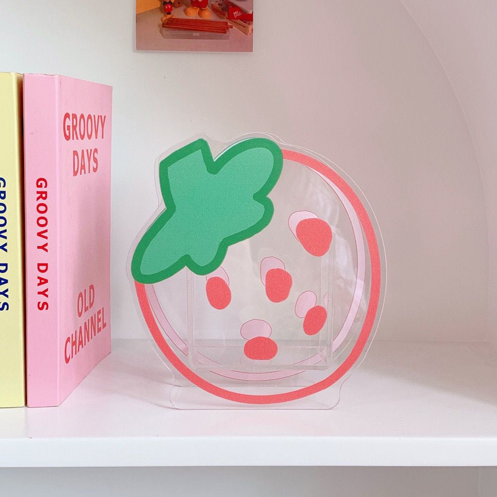 Pekanbaru Penholder Motif Unik Lucu Aesthetic Ins Tempat Penyimpanan Pena Akrilik Lucu Karakter Cartoon Korean Style Acrylic Stationary Kit Desk Organizer Cute Cartoon Pen Holder Transparan