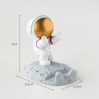 Pekanbaru Phone Holder Penyangga Penahan Handphone Tab Astronot Lucu Stand HP Bentuk Lucu Unik Luar Angkasa Dekorasi Kamar Cute Stationary Kit Berkualitas