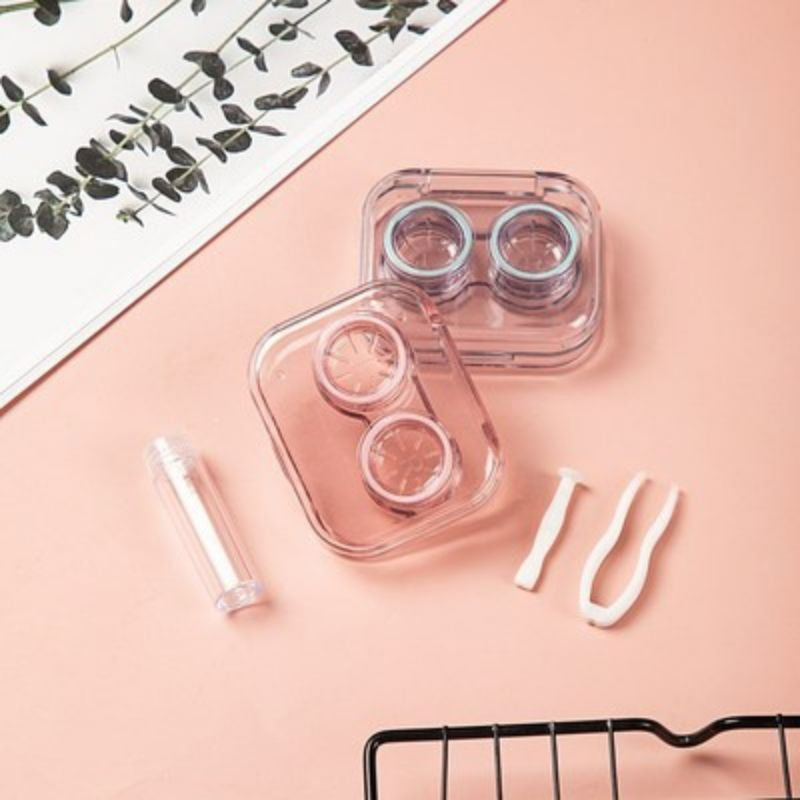 Pekanbaru Travelkit Softlens Lengkap Kotak Softlens Transparan Premium
