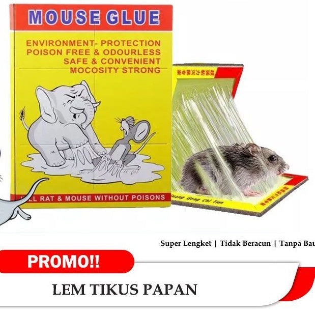 Pekanbaru [ Import ] Lem Papan Perangkap Tikus Cap Gajah Super