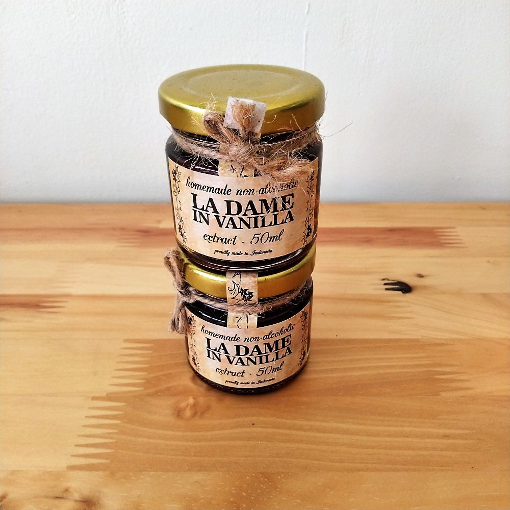 Pekanbaru La Dame In Vanilla Homemade Non-Alcoholic Vanilla Extract 25Ml / 50Ml