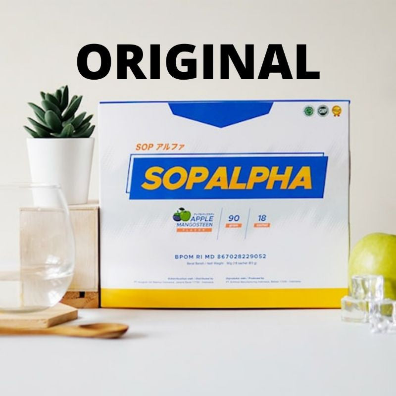 Pekanbaru SOPALPHA 1 BOX ISI 18 SACHET SOP ALPHA ORIGINAL BPOM HALAL BIOBOOST ASLI