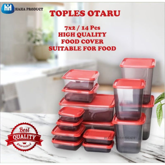 Pekanbaru CALISTA OTARU SET 14 PCS/Toples tempat penyimpanan makanan /Wadah makanan