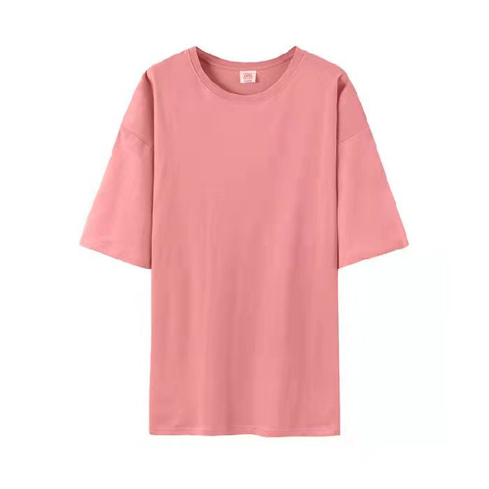 Pekanbaru Kaos Polos 100% Cotton Kaos Lengan Pendek Simple Tanpa Gambar Warna Warni Colorful Plain T-shirt Kaos Couple Teman Pacar Keluarga Sahabat Unisex Kaos Oversize Berkualitas Unisex Korean Style
