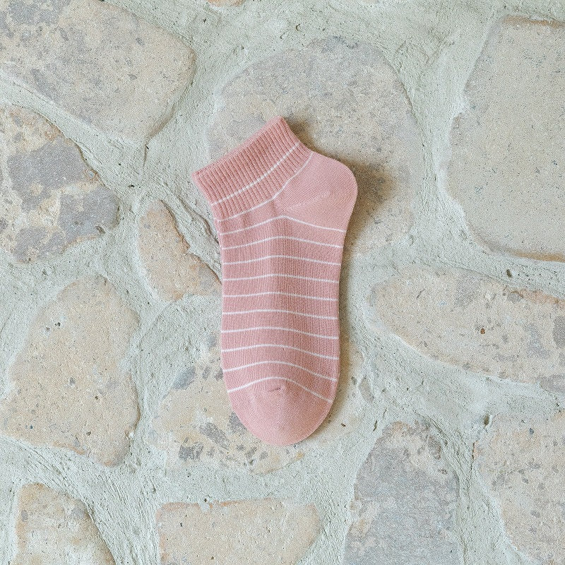 Pekanbaru Kaos Kaki Pink Square Kotak Women Socks Import Kaos Kaki Catur Berkualitas Kaus Kaki Pendek Lembut Korean Style