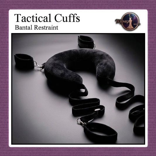 Pekalongan Midnight Tactical Cuffs - Bantal Restraint Penyangga Leher Tangan Kaki