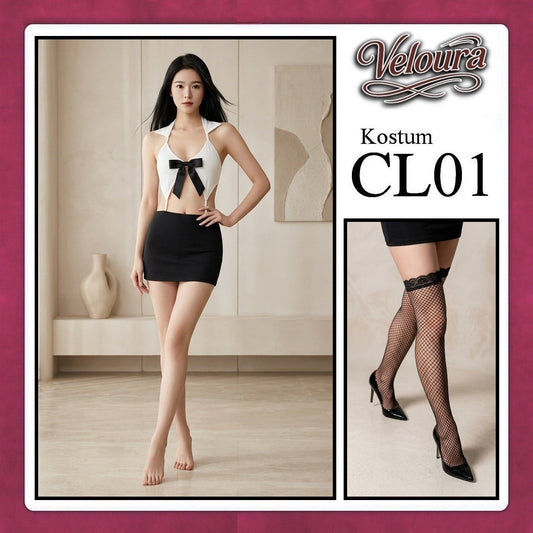 Pekalongan Veloura Pakaian Wanita Kostum Model Seksi -  Setelan Lingerie Seksi CL01