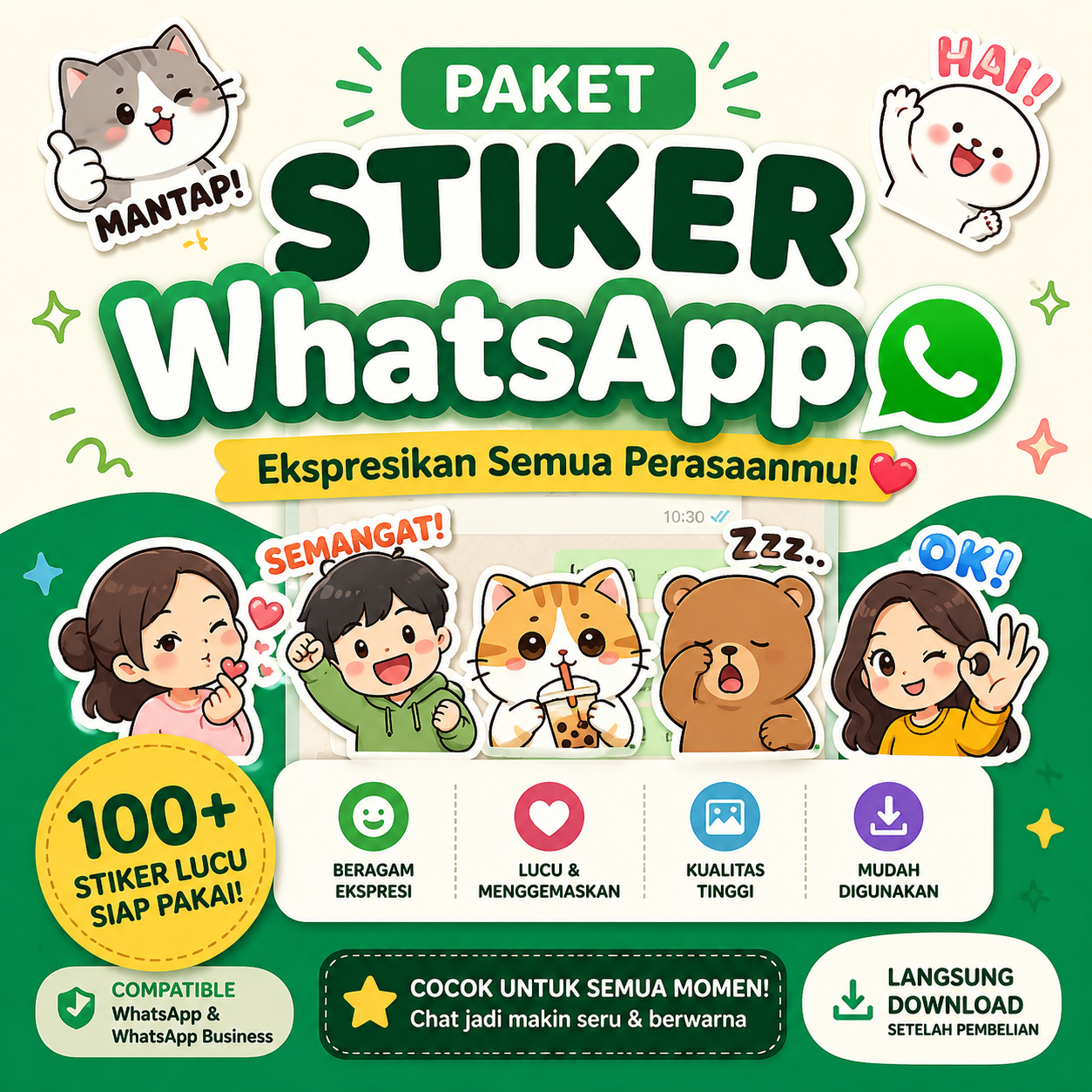 Pekanbaru Paket Stiker WhatsApp
