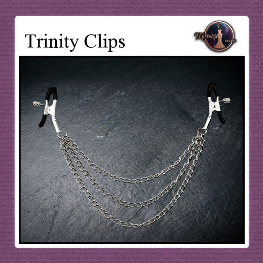 Pekalongan Midnight Clip - Trinity Clips Berkalung - Nipple Clips Aksesoris