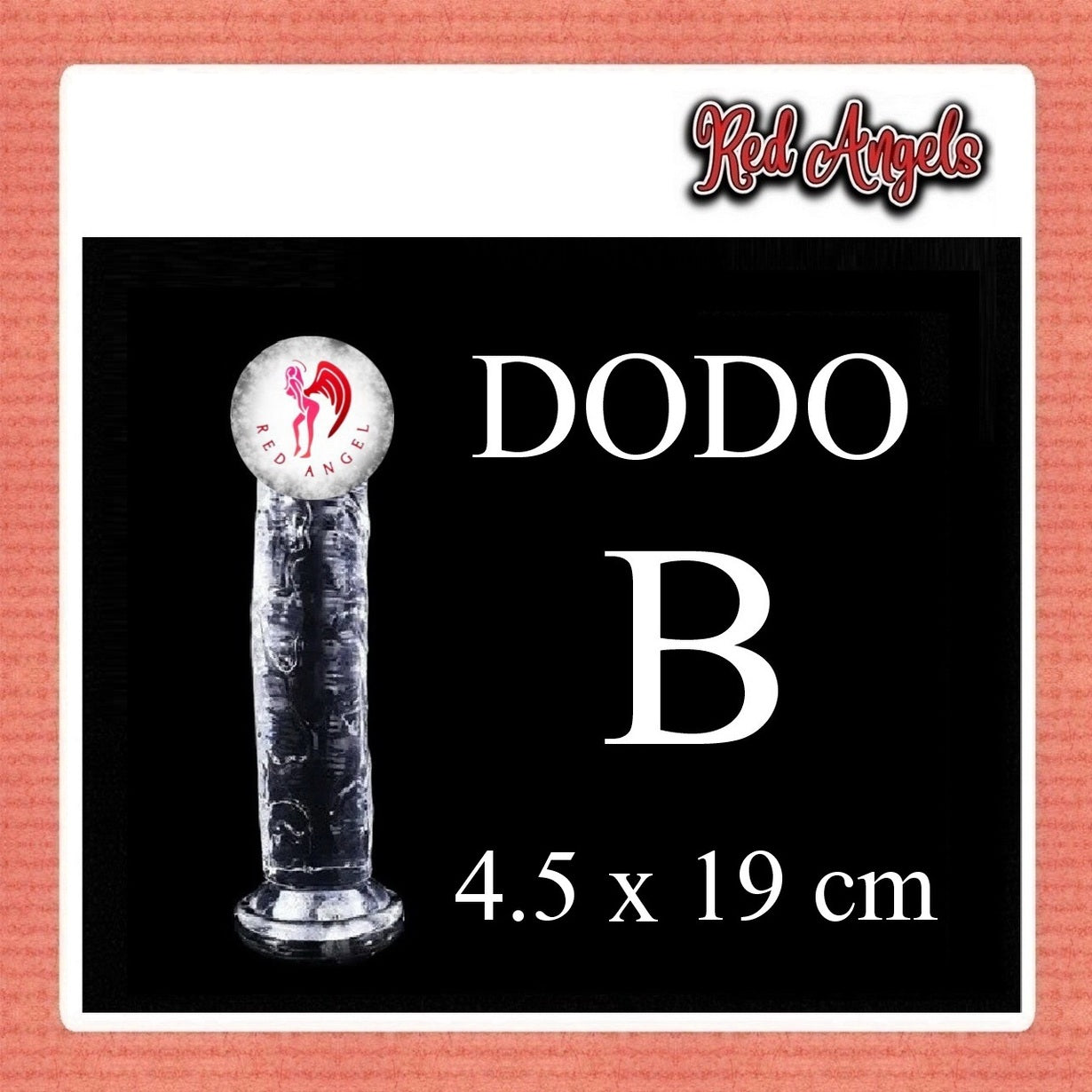 Pekalongan Red Angels Dildo Transparan DODO B