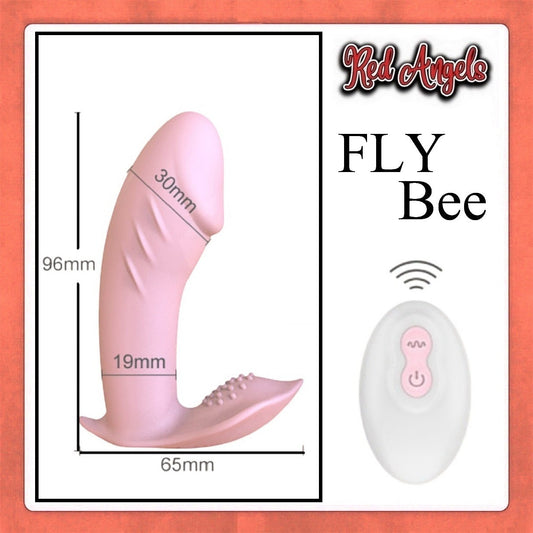 Pekalongan Red Angels Vibrator FLY Bee Remote Charger Pink