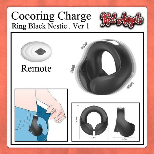Pekalongan Red Angels Vibrator Nestie Cock Ring Charge Ver 1