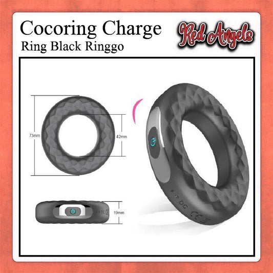 Pekalongan Red Angels Vibrator Pria Black Gear Cock Ring Ringgo