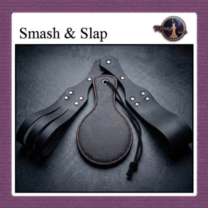 Pekalongan Midnight Smasher & Slapper Paddle - PU Leather Impact