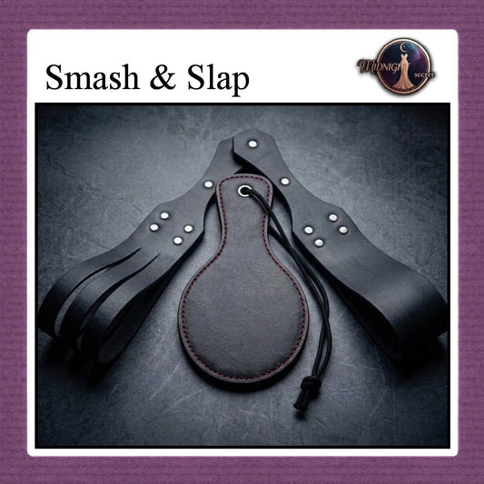 Pekalongan Midnight Smasher & Slapper Paddle - PU Leather Impact