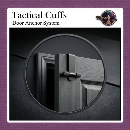 Pekalongan Midnight Tactical Cuffs - Door Anchor System - B class restraint - Aksesoris BDSM Pintu