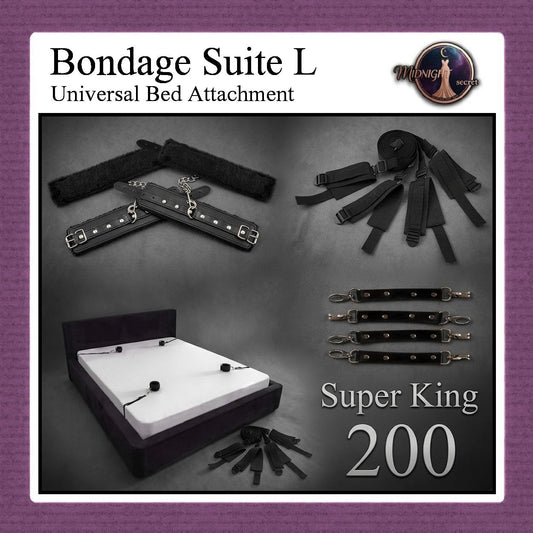 Pekalongan Midnight Bondage Suit - Universal Bed Attachment - Ranjang L - Aksesoris BDSM