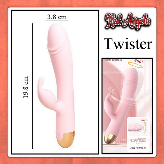 Pekalongan Red Angels Vibrator 360 Derajat Twister Pink