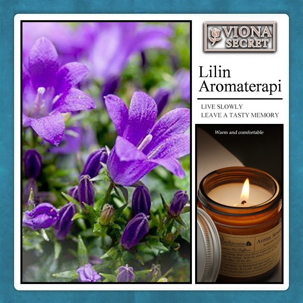 Pekalongan Lilin Aromaterapi Scented Candle Romantis , Wax 100gr / Pewangi Ruangan Aroma Relaksasi