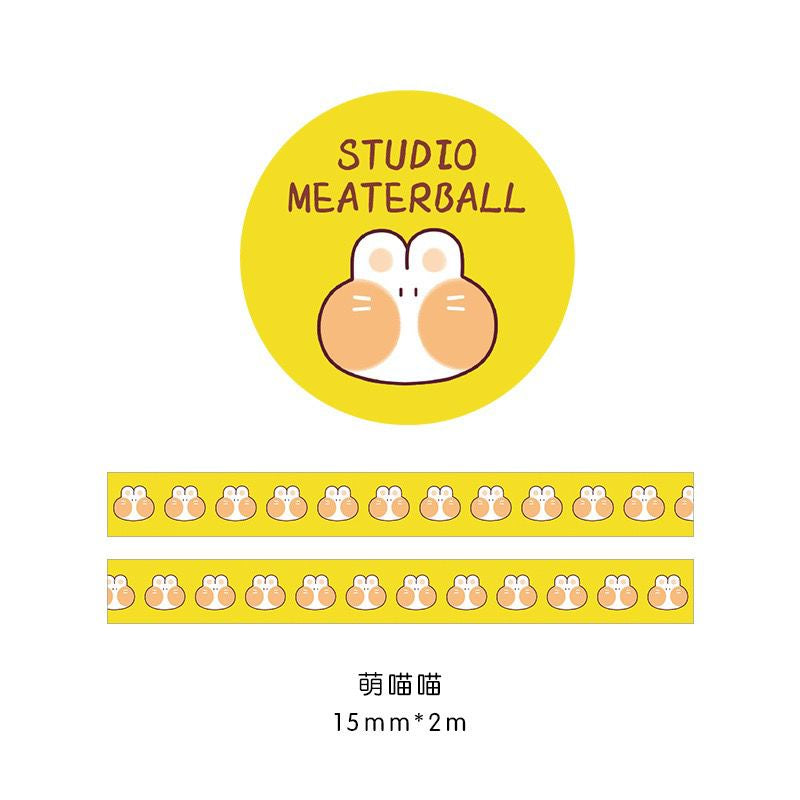 Pekanbaru Stiker Roll Motif Cartoon Unik Lucu Roll Tape Scrapbook DIY Stationary Sticker Kit Book Journal Decoration Selotip Washi Tape Kartun Jepang Dekorasi DIY