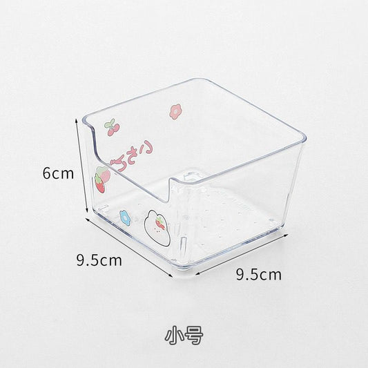 Pekanbaru Rak Penyimpanan Barang Transparan Clear Drawer Aesthetic Stationary Kit Room Decoration Tempat Simpan Barang Bening Organizer
