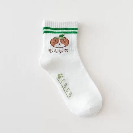 Pekanbaru Kaos Kaki Puppy Japanese Style Kaos Kaki Lucu Gemesh Kaos Kaki Putih Panjang Berkualitas Cute Puppy Women Socks Kaos Kaki Lembut Simple High Quality Colorful Sock Korean Style