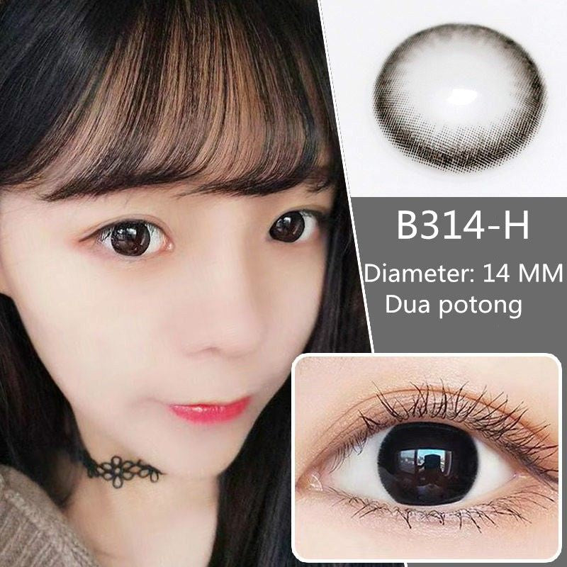 Pekanbaru Softlens Hitam Natural 14.2 Normal /Softlens Mini Size /C543-H /C543/B314/B991-H