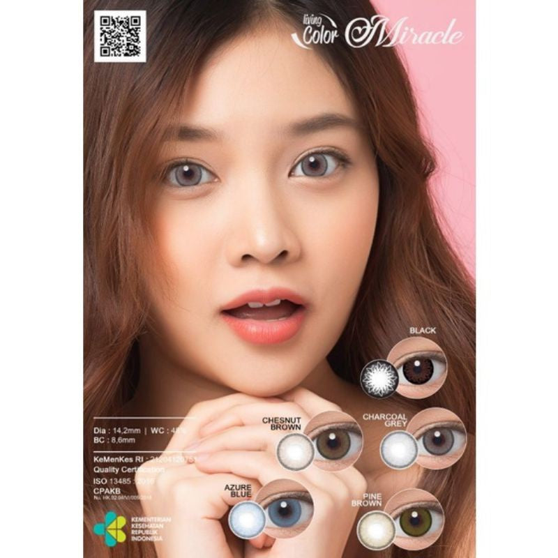 Pekanbaru Softlens Miracle 14.2Mm By Irishlab Normal Minus