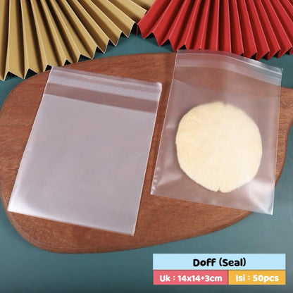 Pekanbaru Plastik Opp / Plastik Cookies / Kue Doff Seal Berbagai Ukuran Per Pack