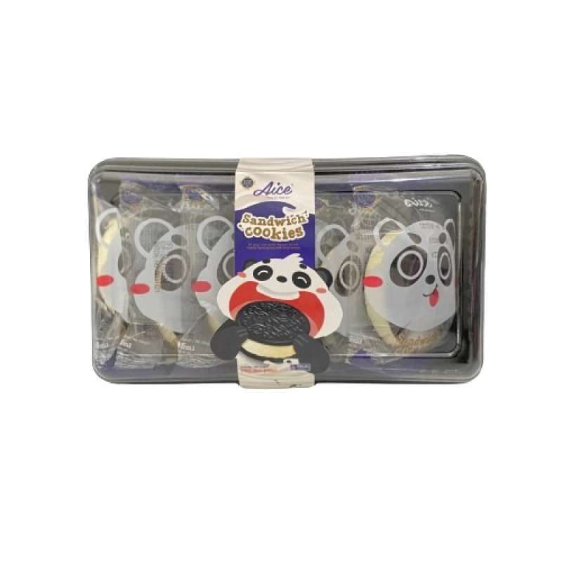 Pekanbaru Aice Sandwich Cookies Panda Family 6X45Ml