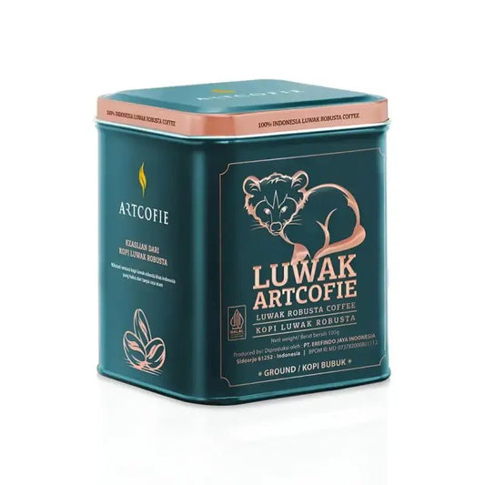 Pekanbaru Artcofie Luwak Robusta Tin Box Ground 100Gr