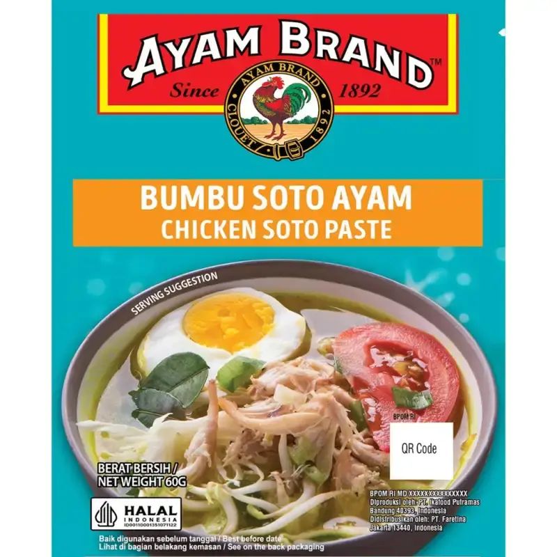 Pekanbaru Ayam Brand Bumbu Soto Ayam 60Gr