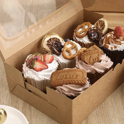 Pekanbaru Box / Kotak Cupcake Muffin Karton Dengan Display