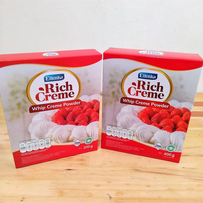Pekanbaru Ellenka Rich Creme Whip Creme Powder / Whipping Cream Bubuk 200G 400G