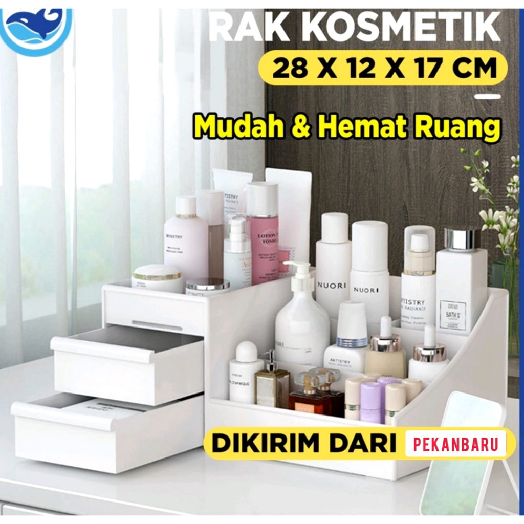 Pekanbaru (Free Dus) Rak Kosmetik Mini / Cosmetic Storage Drawer / Kotak Penyimpanan Makeup