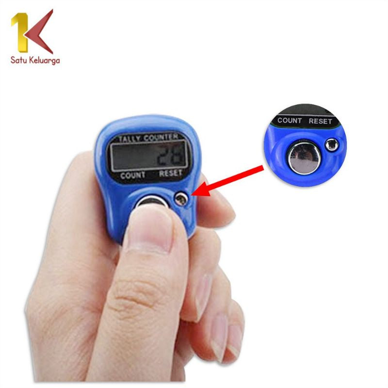 Pekanbaru Tasbih Digital Mini Tally Counter Alat Hitung Tasbeh Digital / Finger