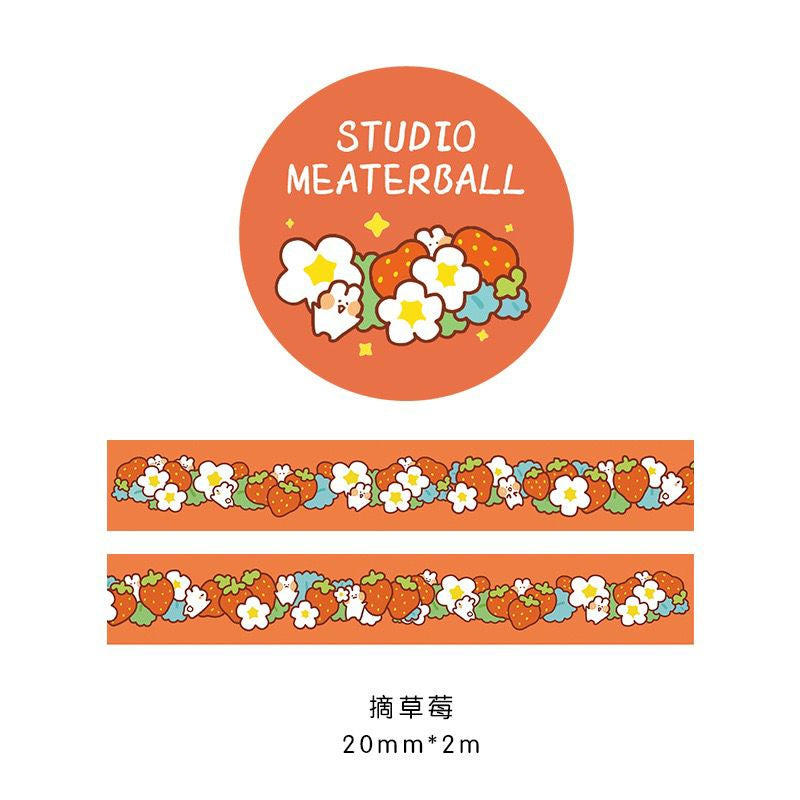 Pekanbaru Stiker Roll Motif Cartoon Unik Lucu Roll Tape Scrapbook DIY Stationary Sticker Kit Book Journal Decoration Selotip Washi Tape Kartun Jepang Dekorasi DIY