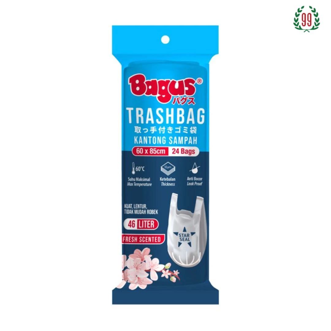 Pekanbaru BAGUS TRASH BAG KANTONG SAMPAH T-SHIRT 60 X 85CM