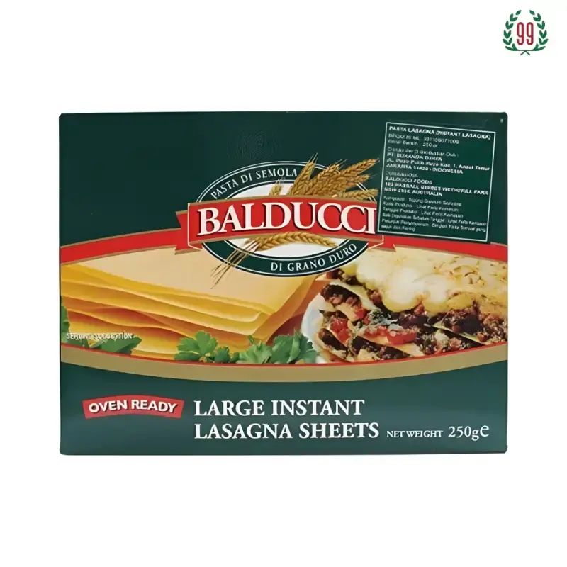 Pekanbaru Balducci Pasta Lasagna Instant Large 250Gr