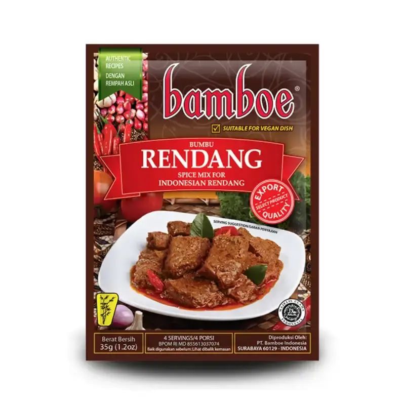 Pekanbaru Bamboe Bumbu Rendang 140G