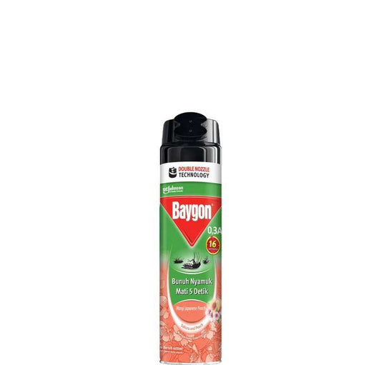 Pekanbaru BAYGON AEROSOL JAPANESE PEACH 600ML CAN