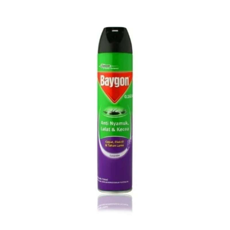 Pekanbaru Baygon aerosol lavender 750ml can