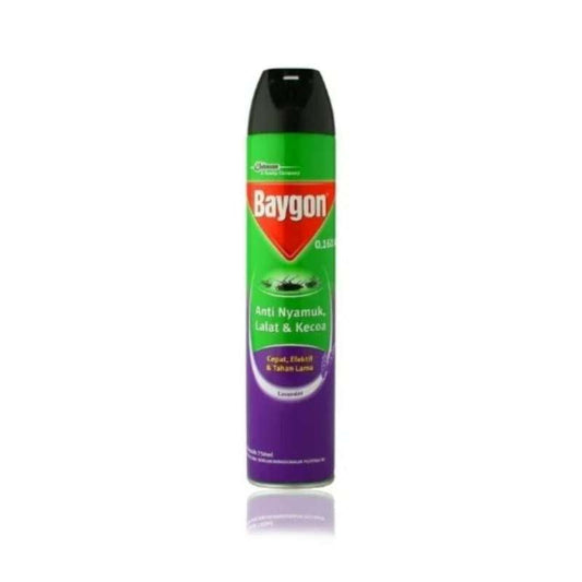 Pekanbaru Baygon aerosol lavender 750ml can