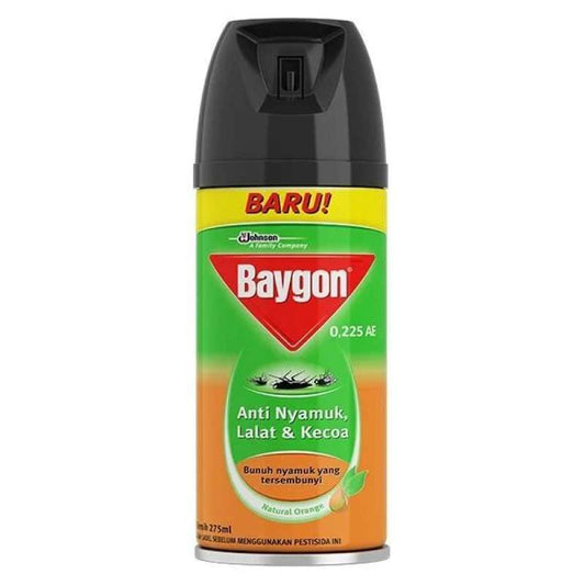 Pekanbaru Baygon aerosol natural orange 200ml