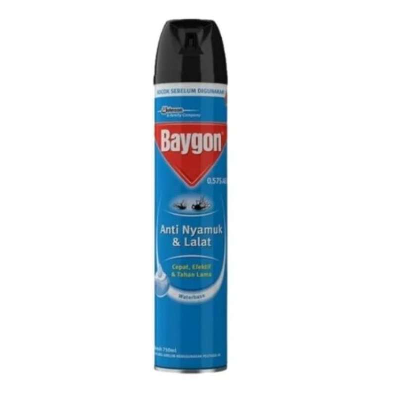 Pekanbaru Baygon aerosol waterbase blue 750ml can