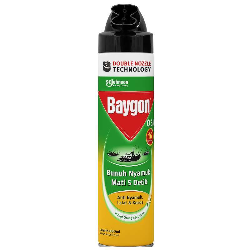 Pekanbaru BAYGON AEROSOL NATURAL ORANGE 600ML