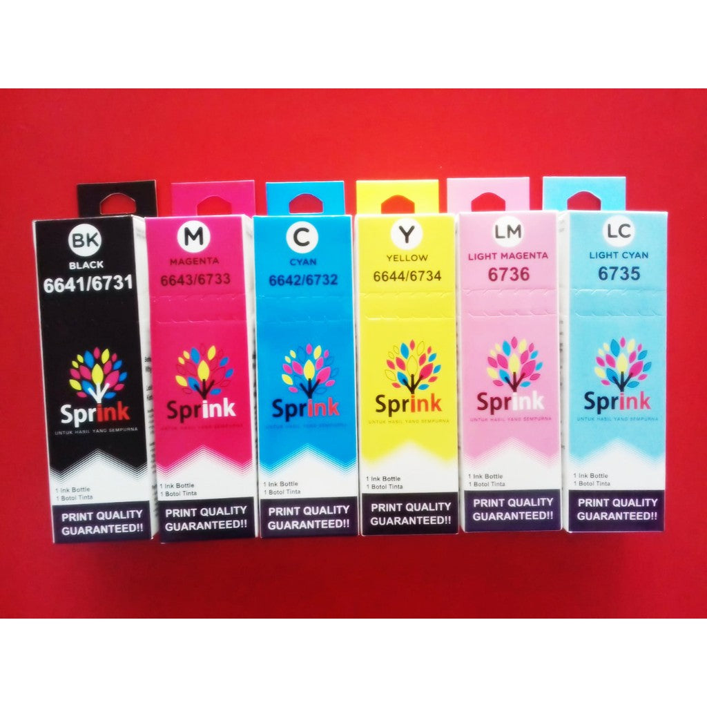 Pekanbaru Tinta Sprink For Epson 664 / 673 -L100 L110 L120 L210 L220 L300 L310 L350 L360 L365 L455 L550 L555 L565 L655 L800 L810 L850