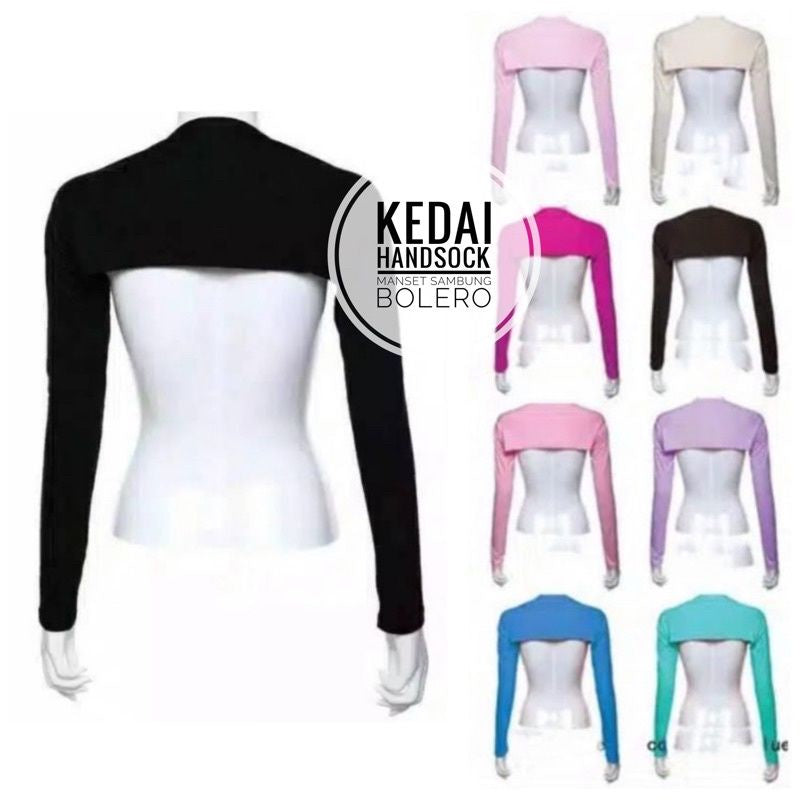 Pekanbaru Manset Tangan Sambung Bolero Spandek Balon/Manset Bolero/Manset Tangan/Manset Hijab Manet Standar Dan Jumbo Balero