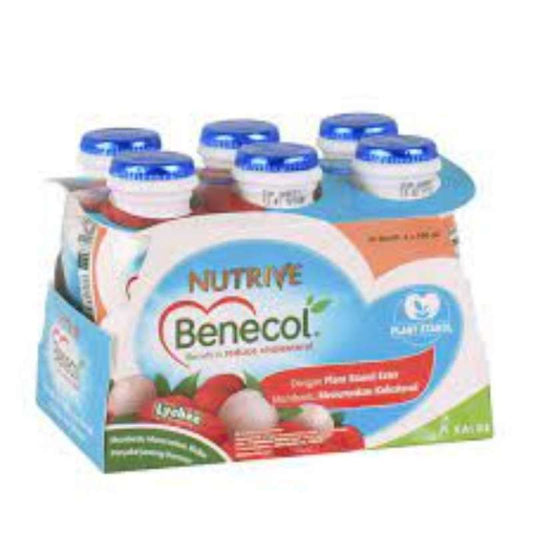 Pekanbaru Nutrive Benecol Leci 6X100Ml Botol